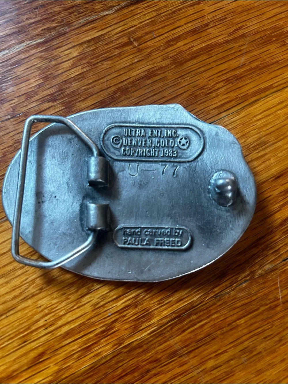 Vintage 1883 Rocky Mountains Bronze-Tone Elk Buckle - Women’s Accessory
